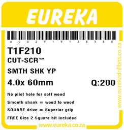 T1F210 - Cut Screw -T1F210_Label_T